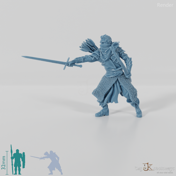 Waldläufer mit Schwert A