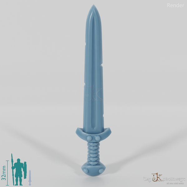 Einhandschwert mit schartiger Klinge