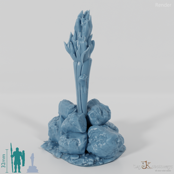 Fackel - Stehende Holzfackel 01