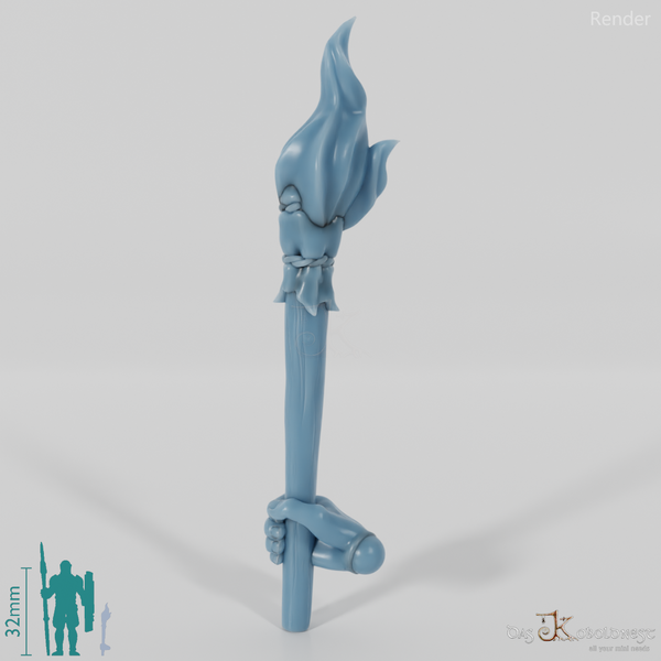 Menschen-Fackel mit Hand (Gonthan)