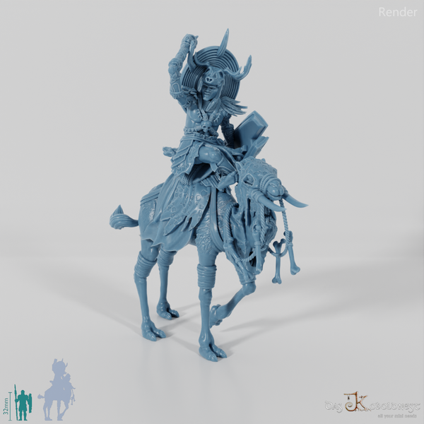 Südmenschen-Stammeskrieger Anführer (Beritten)