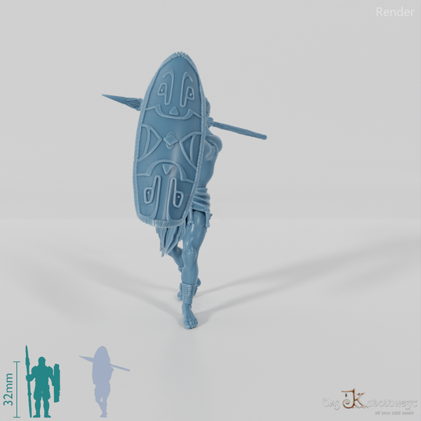 Südmenschen-Stammeskrieger B