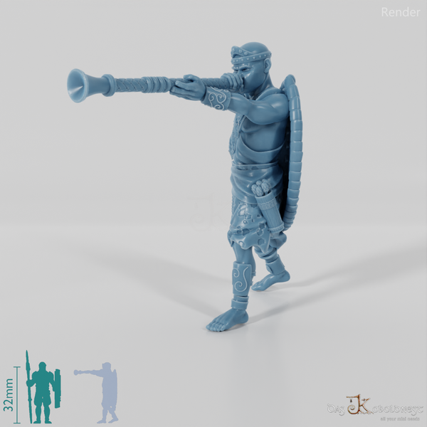 Südmenschen-Stammeskrieger E