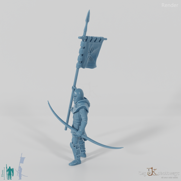 Bogenschütze der Lehnsgüter - Bannerträger