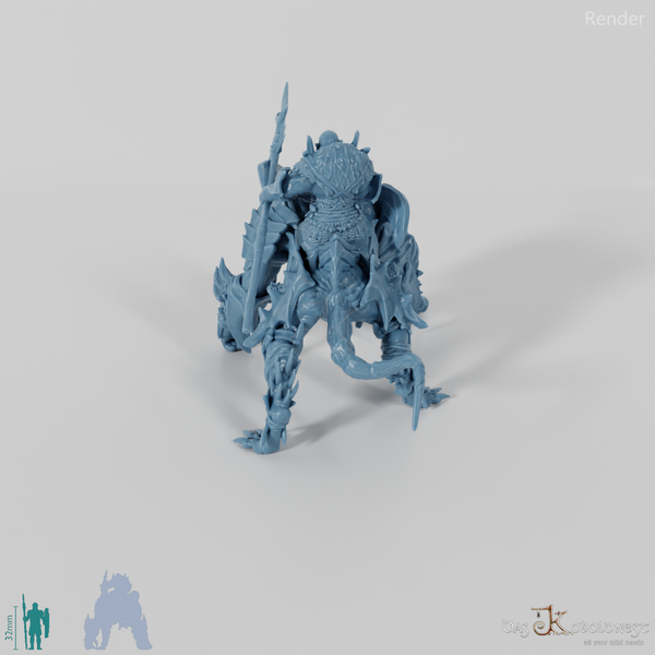 Ork - Grishug auf Wolfsmonstrum