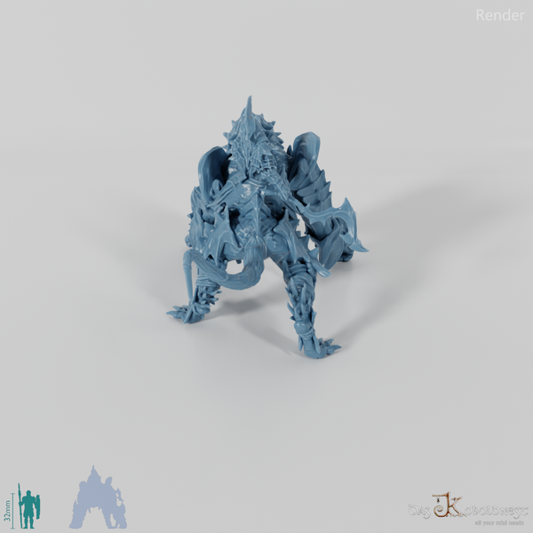 Ork - Kugred auf Wolfsmonstrum