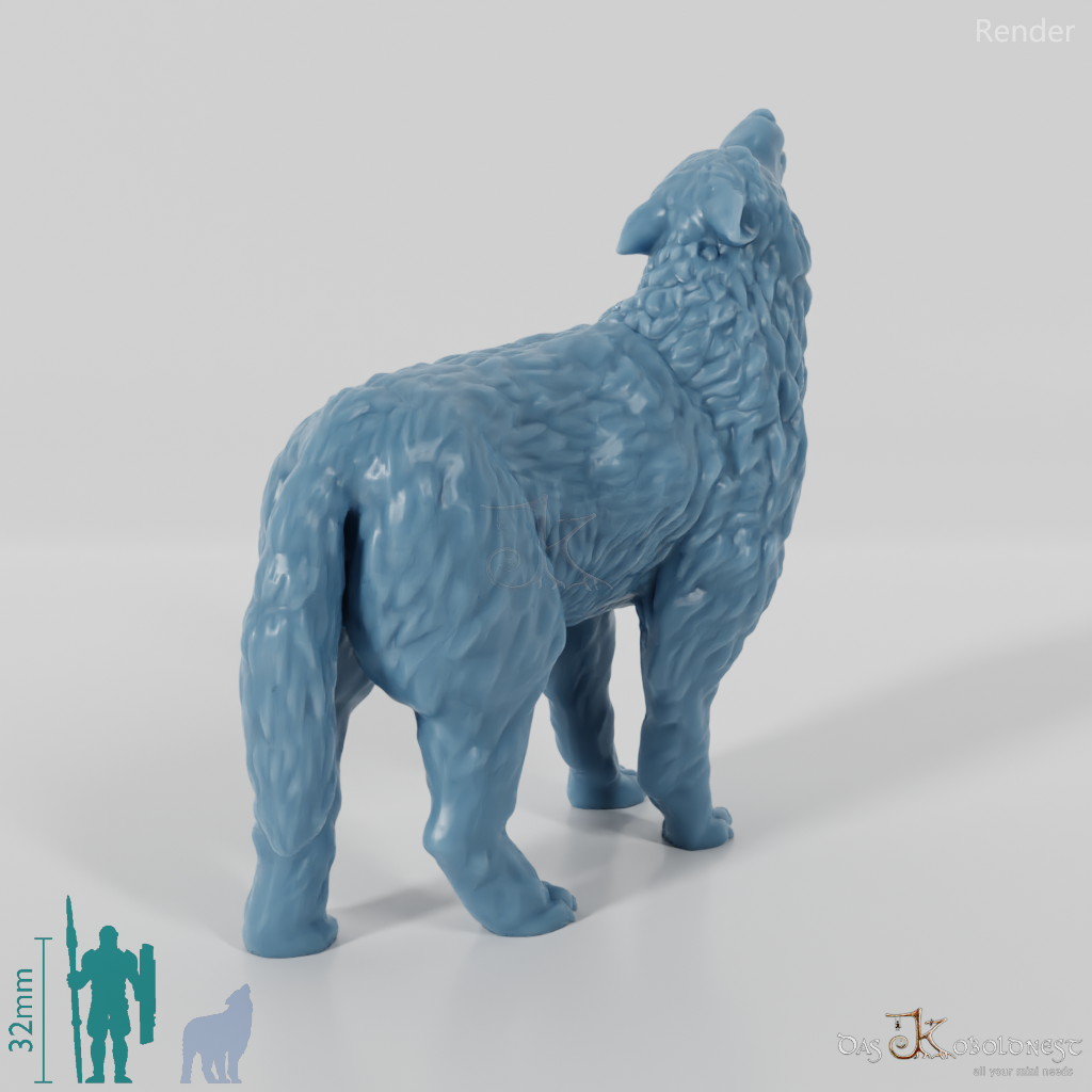Grimmiger Wolf 01