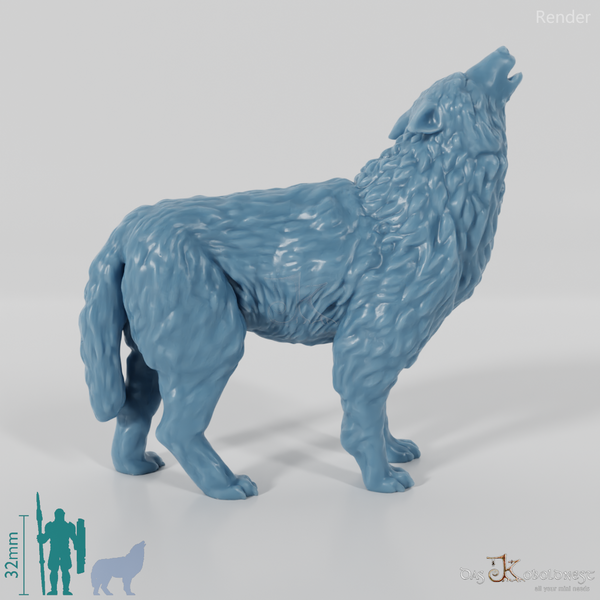 Grimmiger Wolf 01