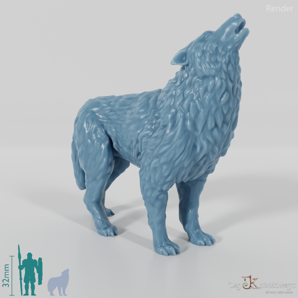 Grimmiger Wolf 01