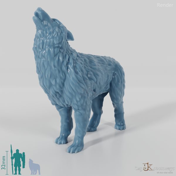 Grimmiger Wolf 01