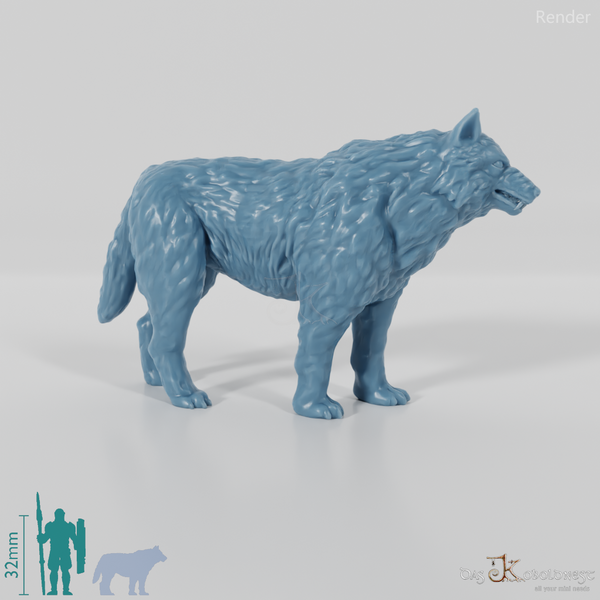 Grimmiger Wolf 04