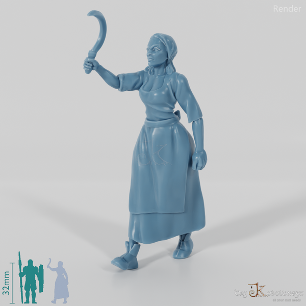 Gytha Shepherd, Aufgebrachte Dorfbewohnerin