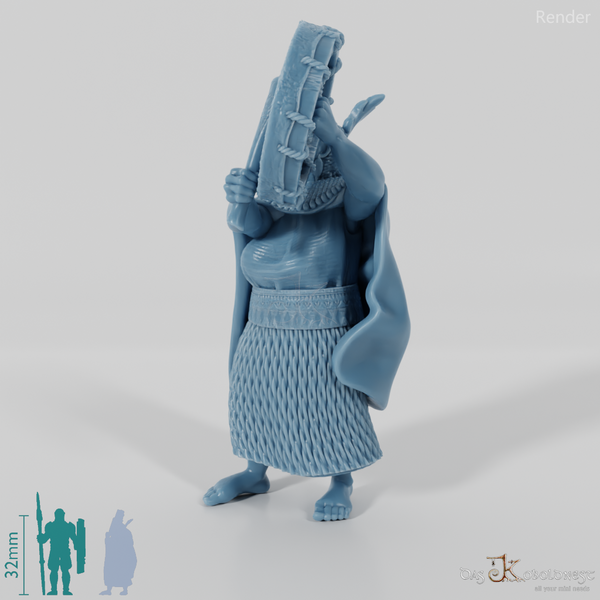 Waldmenschen-Trommlerin